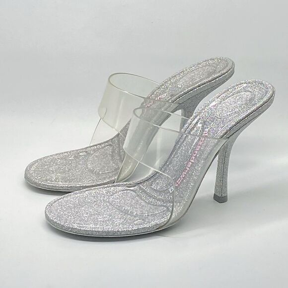 Alexander Wang Glitter Stiletto Sandals size 39 - Picture 8 of 15